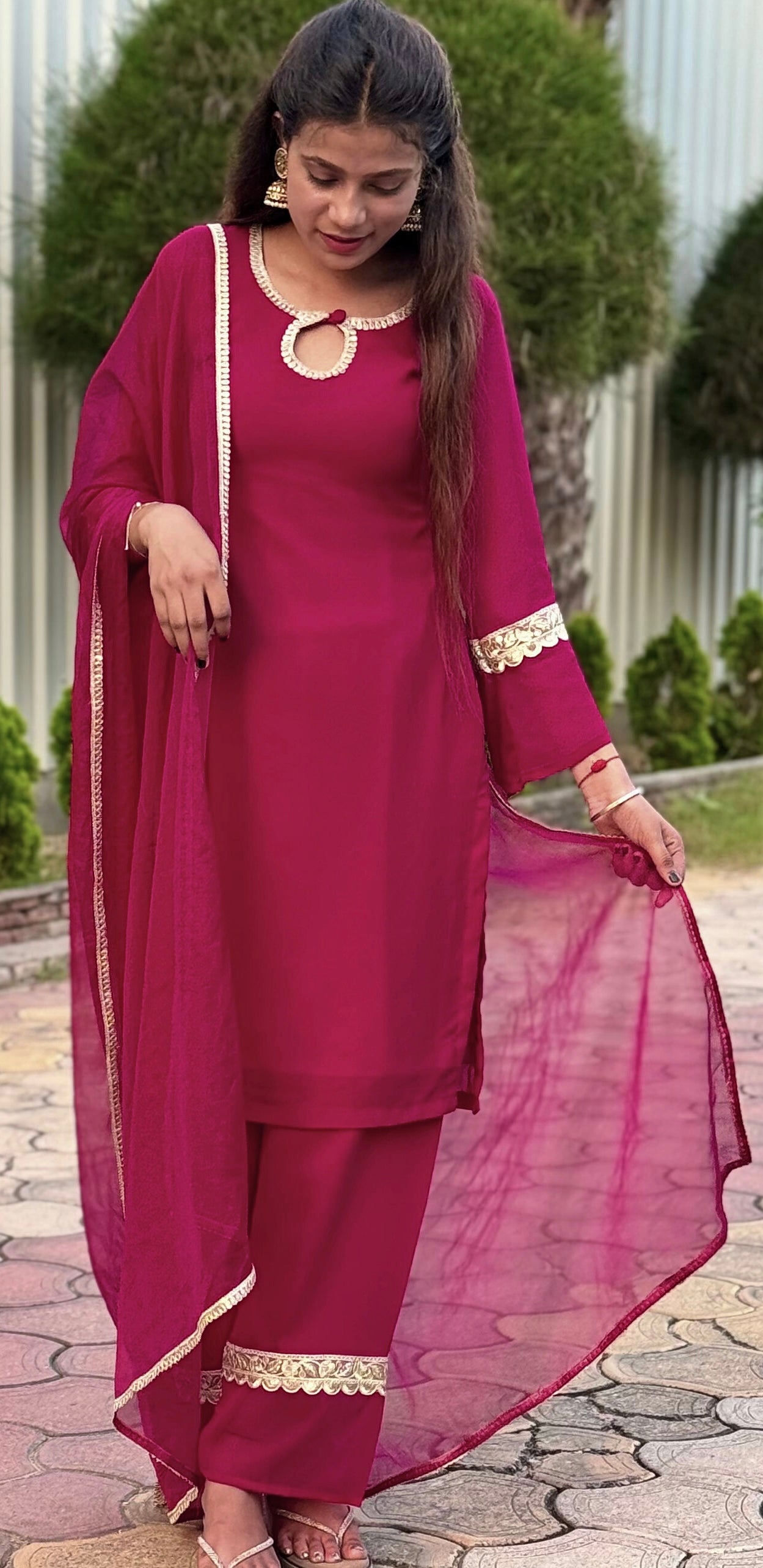 🌸 Gulabi Nazakat – Premium Suit Set 🌸