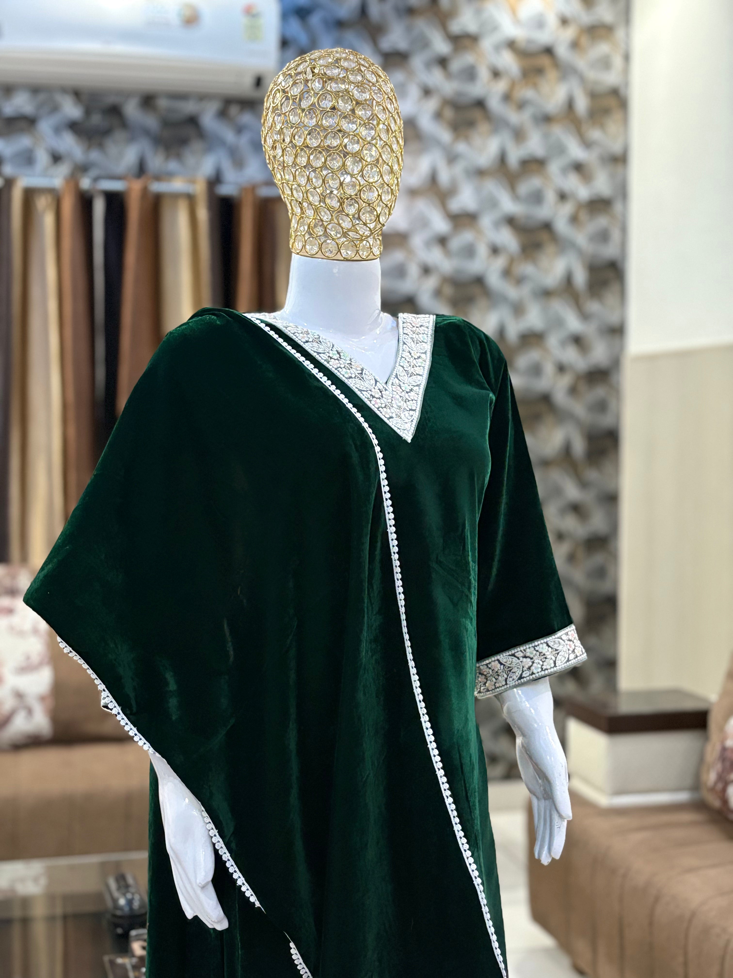 Royal Hara Velvet Plazo Set