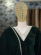 Royal Hara Velvet Plazo Set