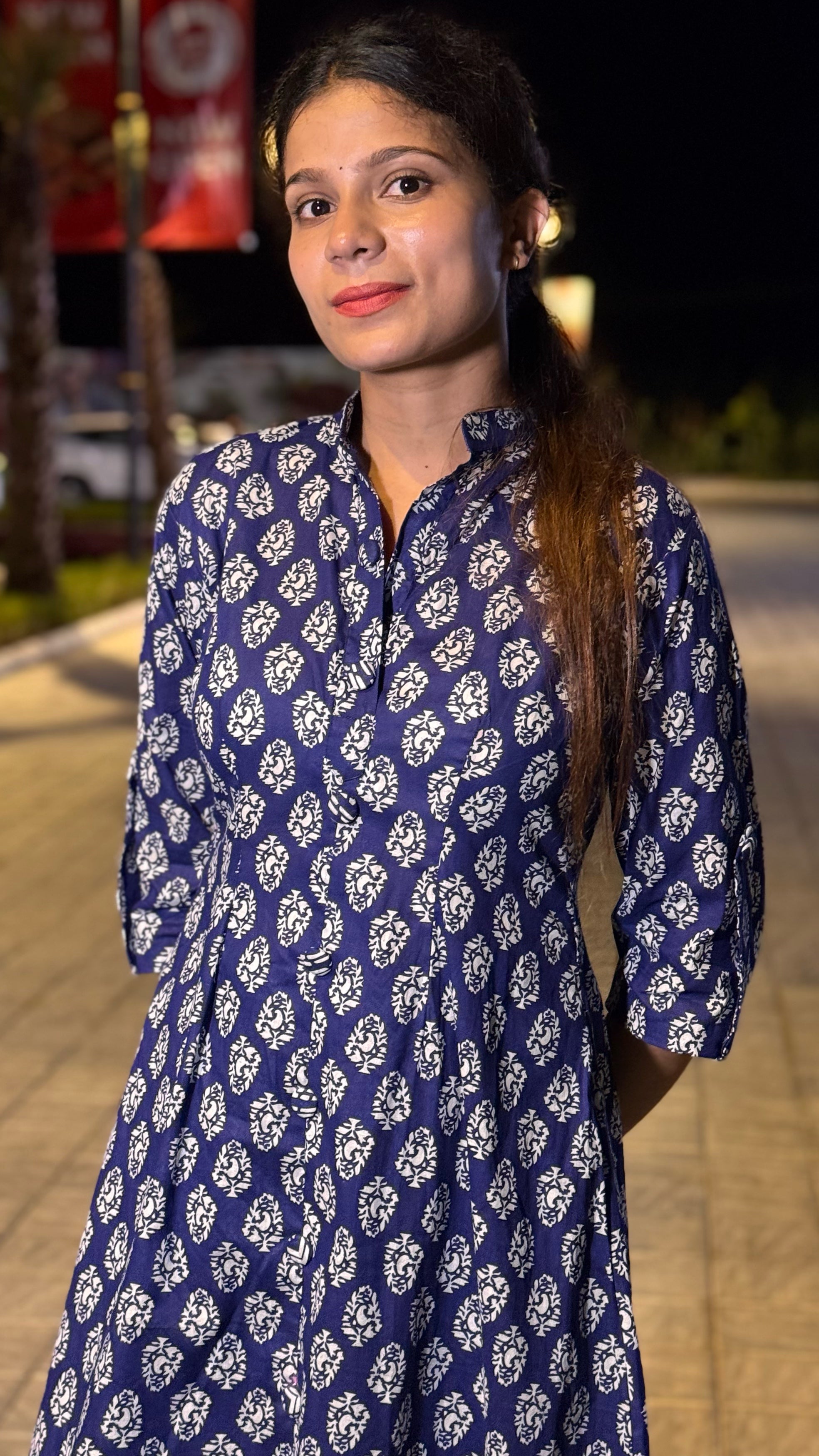 🌟 Blue Aura – Cotton Co-ord Set 🌟